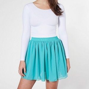 American Apparel Chiffon Skirt